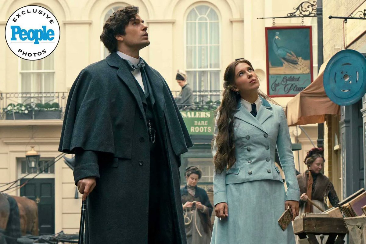 First look at ‘ENOLA HOLMES 3’ starring Millie Bobby Brown, Louis Partridge and Heny Cavill.

Releasing July 1 on Netflix.