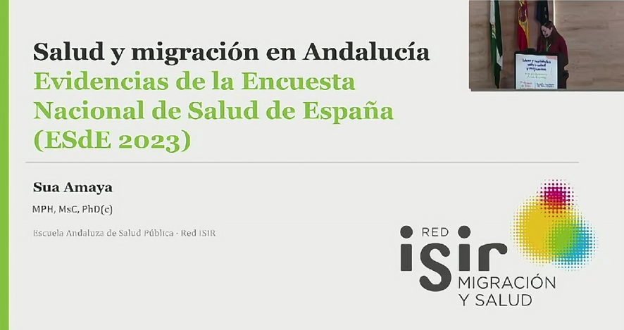 EASPsalud's tweet photo. En primer lugar interviene Sua Amaya, que trabaja en la EASP actualmente en la @redisir 
https://t.co/XjBw7p6KCx https://t.co/DOd5xoy4g0