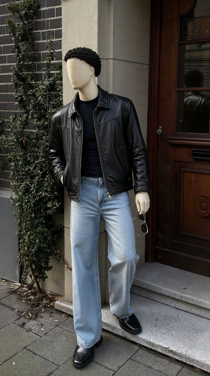 Eighty8store's tweet image. The jacket that upgrades everything.
Pair it with denim, trousers or layered tailoring.

#25,000

Limited pieces available — DM “JACKET”.

#leatherjacket 
#leatheroutfit