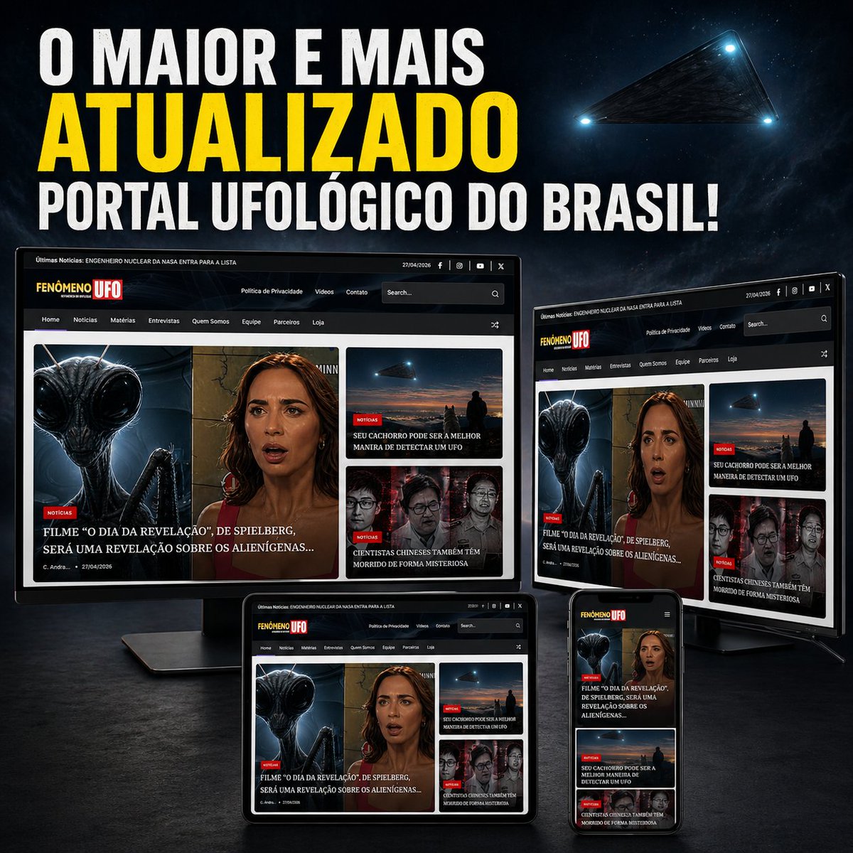 REVISTA FENOMENO UFO tweet media