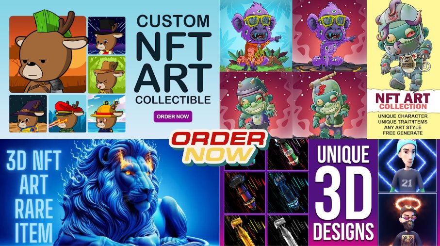 ruposhamin's tweet image. NFT IS BLOOMING AGAIN!
If you're a real art enthusiast, you need to grab these insane custom NFT Arts from a Fiverr Pro NFT Artist!
Unique 1/1 pieces that are already driving massive sales.
Tap to order: go.fiverr.com/visit/?bta=148…

#NFTArt #NFTcollection #NFT #NFTs #NFTCollections
