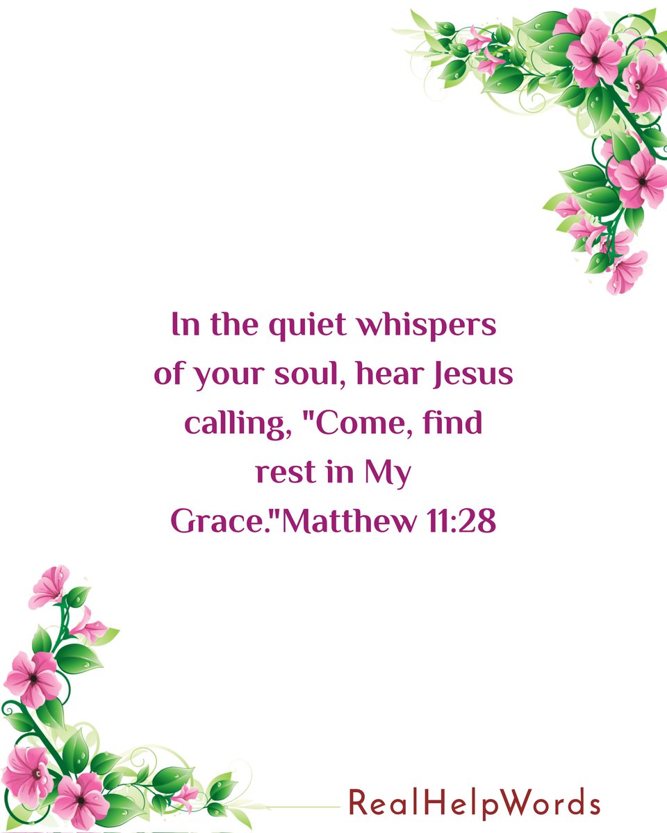 timelyhelp14's tweet photo. Are you weary or worn-out over all that life throws at you?Jesus is calling you to exchange all that with His Rest &amp; Peace.Say yes to Him.
Pray: "Jesus, I Receive Forgiveness &amp; Cleansing of my sins. Be Lord of my life &amp; give me Rest, Amen."
#JesusCalls #rest #grace #change #weary https://t.co/qI0v1AJOGb