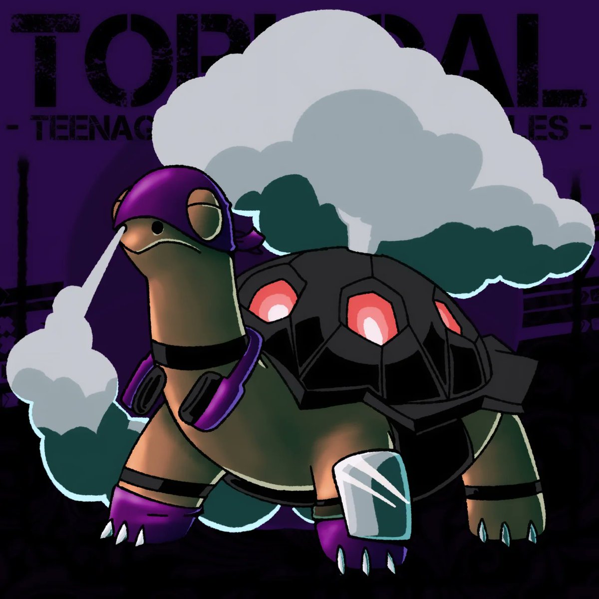 Krizekko's tweet photo. Ninja Turtle 'Mons https://t.co/hNQooYY8r6