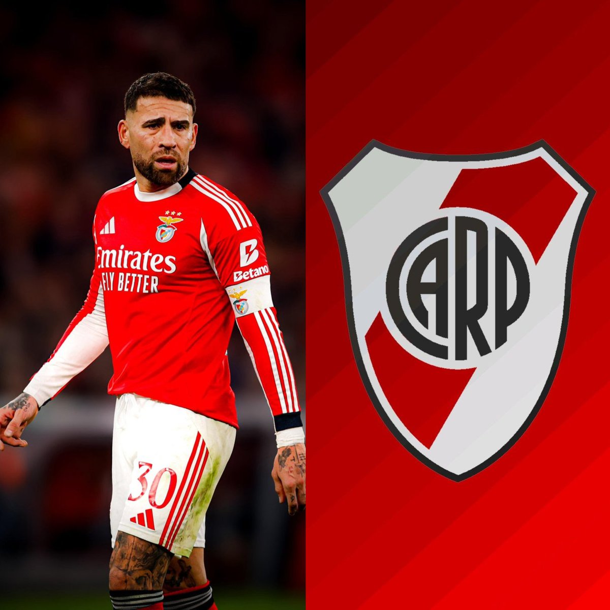 🚨💣 Nicolás Otamendi SERÍA NUEVO JUGADOR de #River post Mundial.

📌 El club ya CUENTA con el OK VERBAL del defensor y, salvo un imponderable, se dará.

💰 Tenía ofertas para continuar en Benfica y desde Medio Oriente.

ℹ️ <a href="/RenzoMPantich/">RENZO PANTICH</a> - <a href="/StatsMillo/">MilloStats</a>