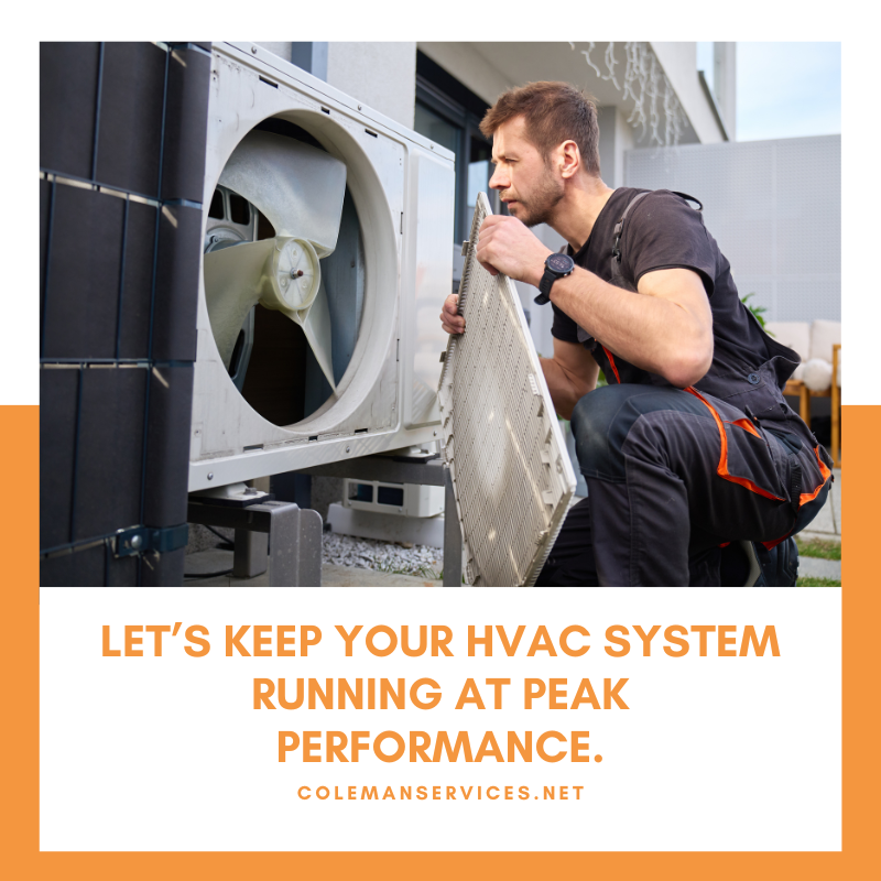 ColemanGroupllc's tweet photo. Contact us now to keep your HVAC system running at peak performance. #ColemanServiceGroup #HVACService #ResidentialHVAC #HVACTechnician #HVACRepair #HVACInstallation #Heating https://t.co/qN56ffzy3o