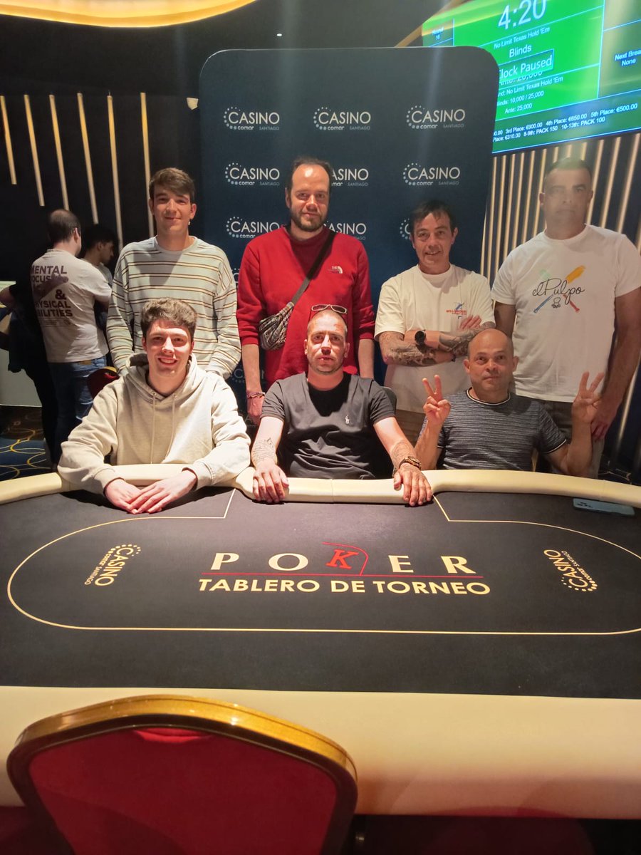 casino_santiago's tweet photo. Finaliza un fin de semana de póker intenso en Santiago.
La #COMPOSTELANA nos deja 71 🎟️🎟️ y el #SUPERDOMINGO 24🎟️🎟️.
Volvemos este miércoles con nuestro #UNIPOKER.
¡Nos vemos! ♥️♠️🍀 https://t.co/K1yNKSqCrl