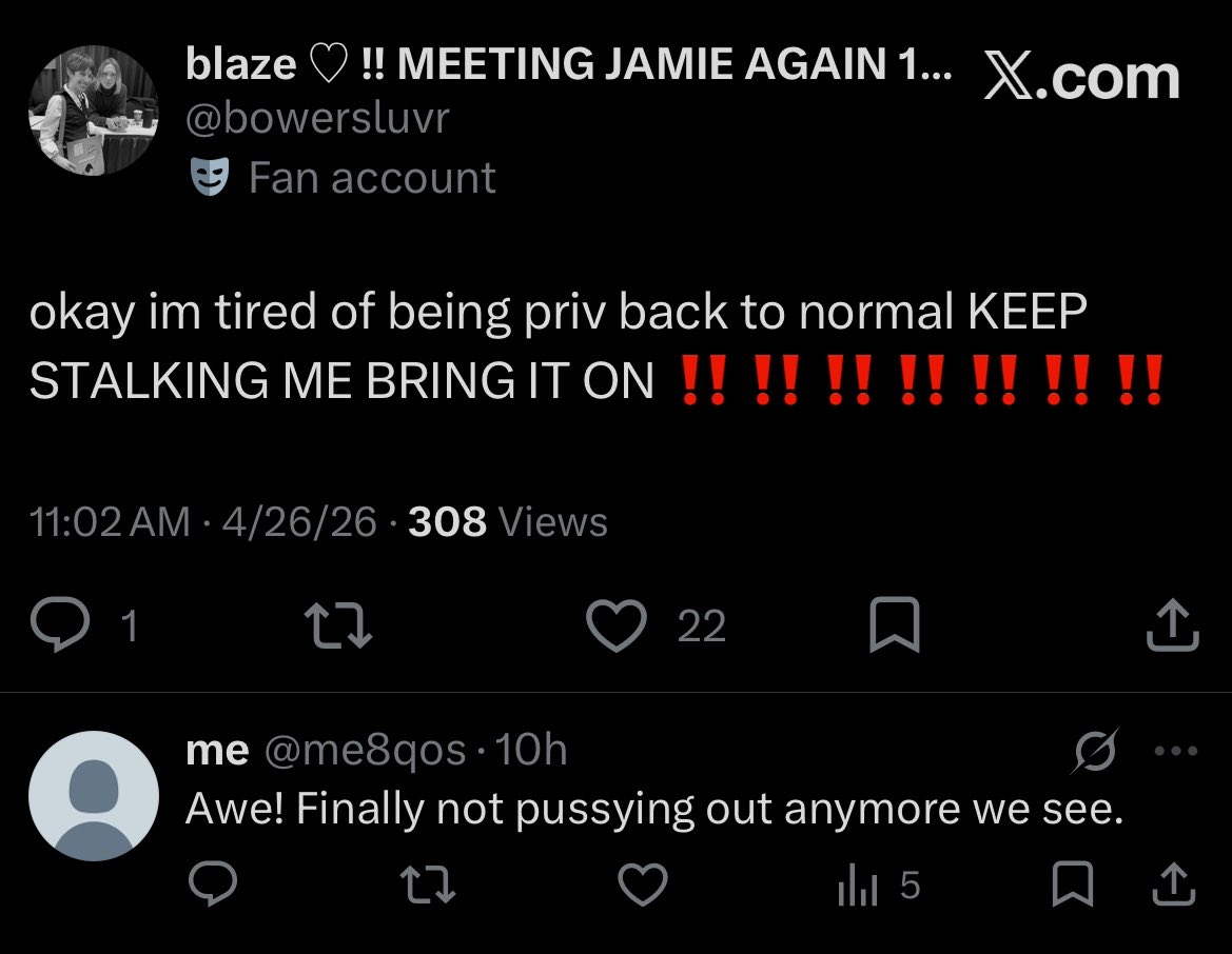 blaze ♡ !! MEETING JAMIE AGAIN 10/17-18 tweet media