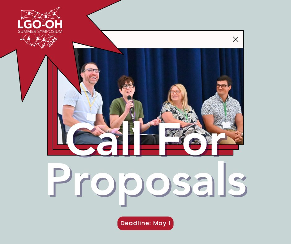 LetsGoOhio's tweet photo. 💡Your experience could spark someone else’s next great idea!

The 2026 LETSGO-OH Summer Symposium is seeking session proposals from educators ready to share practical ideas, lessons learned, and time-saving strategies.

Submit by this Friday, May 1: https://t.co/JaUyQ3dv61 https://t.co/M7SPJ3Fbvb