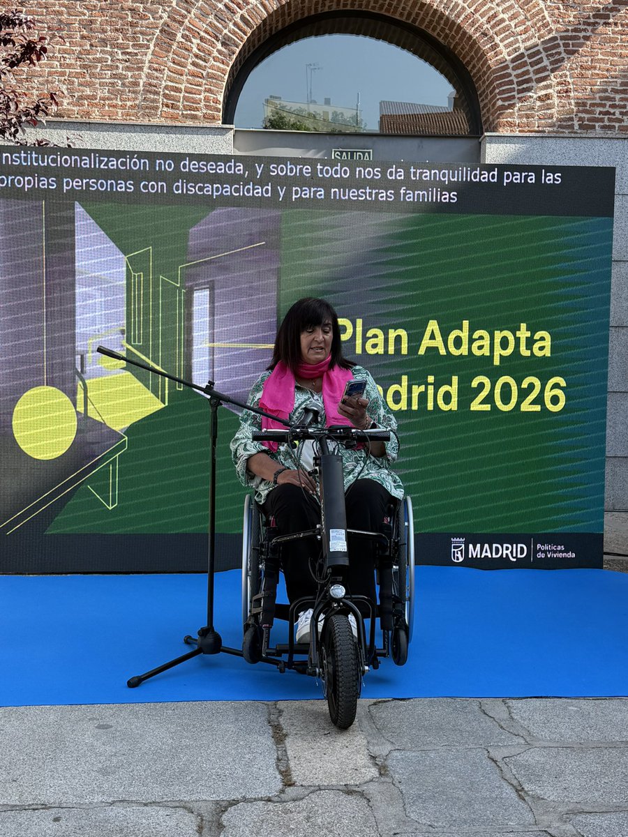 Presentación del Plan Adapta 2026 🏡🏠🏚️ <a href="/MADRID/">Ayuntamiento Madrid</a> <a href="/AlvaroGLopez/">Álvaro González López</a> dirigido a personas con discapacidad, con el objetivo de mejorar la accesibilidad en viviendas, locales y edificios residenciales. #Madridinclusivo
