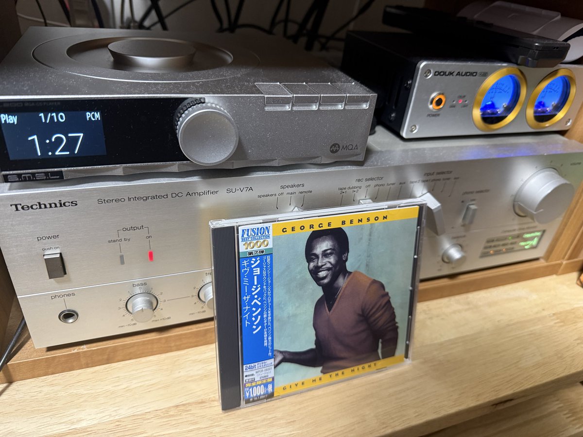ogisan_engineer's tweet image. ジョージ・ベンソン
#CD #fusion 1000 #オーディオ