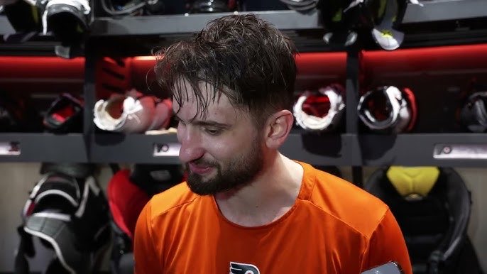 PenguinsJesus's tweet photo. Dan Vladar of the #IgniteTheOrange after Game 4: “We dropped one, but it’s on me to get back to my game. Pens got me off it tonight. I didn’t outdive Raks, didn’t fake any injuries under pressure, didn’t even kick the net off on their OZ cycle. That’s on me, I’ll fix it.”

Wow. https://t.co/zVXFZtqPqC