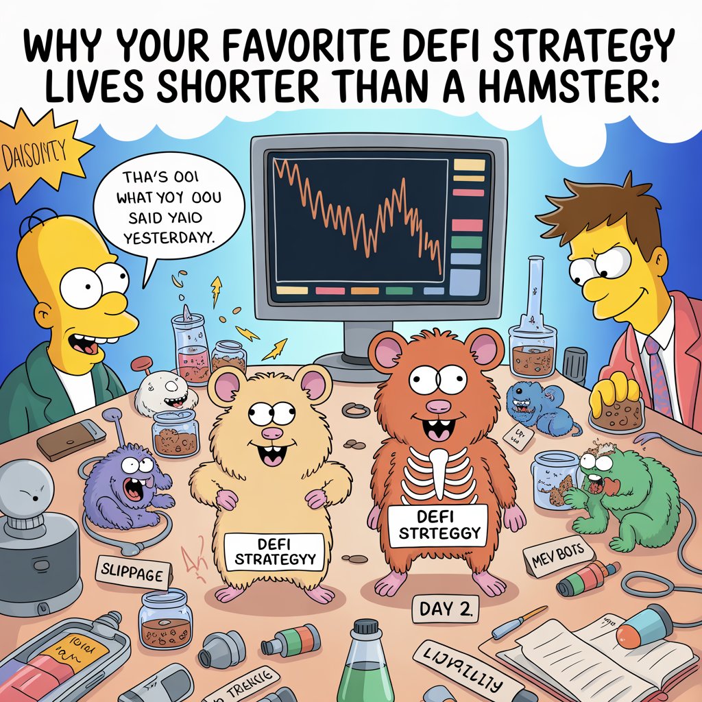 dmytryk1984's tweet image. Let’s be real: most of our DeFi plays are just us chasing a burning train. You see 400% APY, you ape in, and two days later the yield is lower than a savings account while the devs are already onto their next "revolution."
#DeFi #RealYield #Concrete #Crypto

@ConcreteXYZ