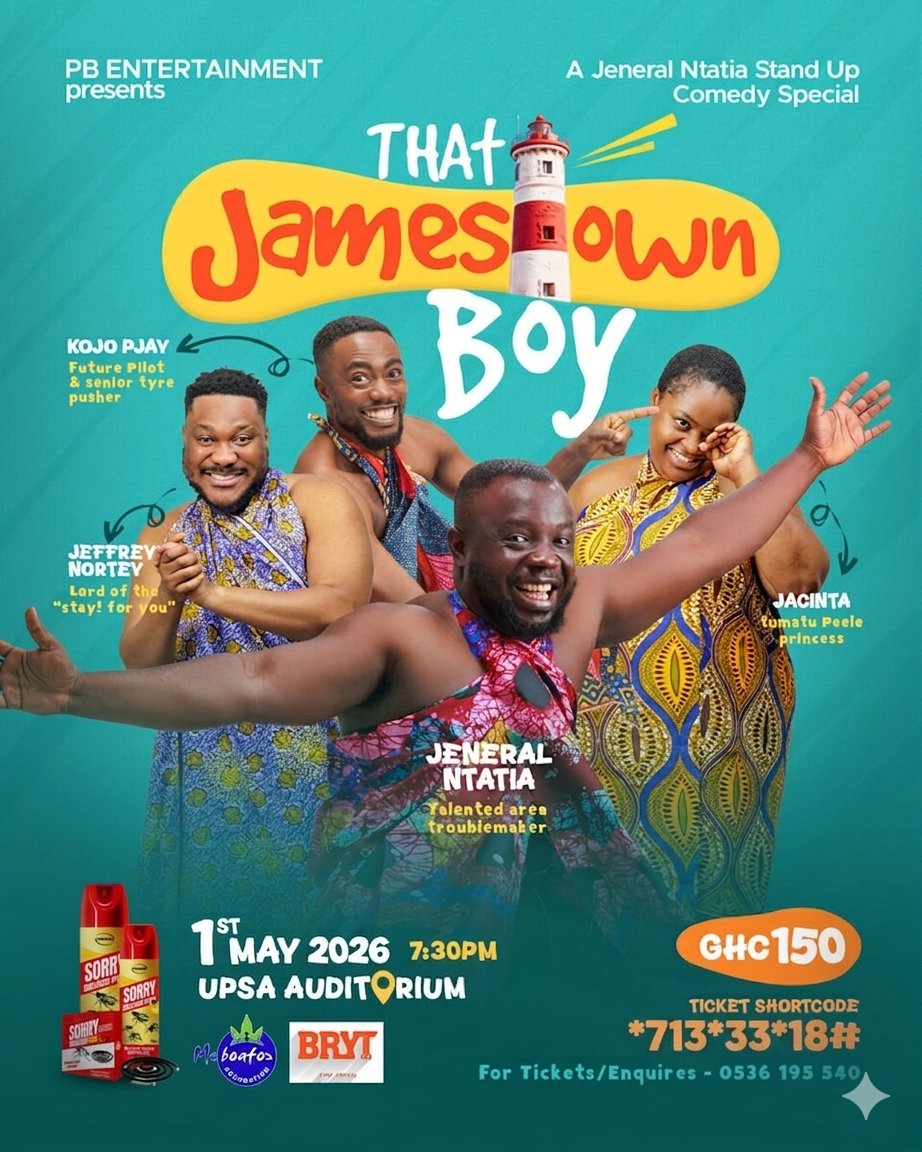 eGotickets's tweet photo. Jamestown energy is taking over the stage!
Get ready for a night of nonstop laughter, raw vibes, and unforgettable moments on 1st May.

Get your tickets on the MTN MoMo App
Or dial *713*33*18#
Or click here: https://t.co/D67EaQ7m1s

#thatjamestownboy #eGotickets https://t.co/9xFDTA96qR
