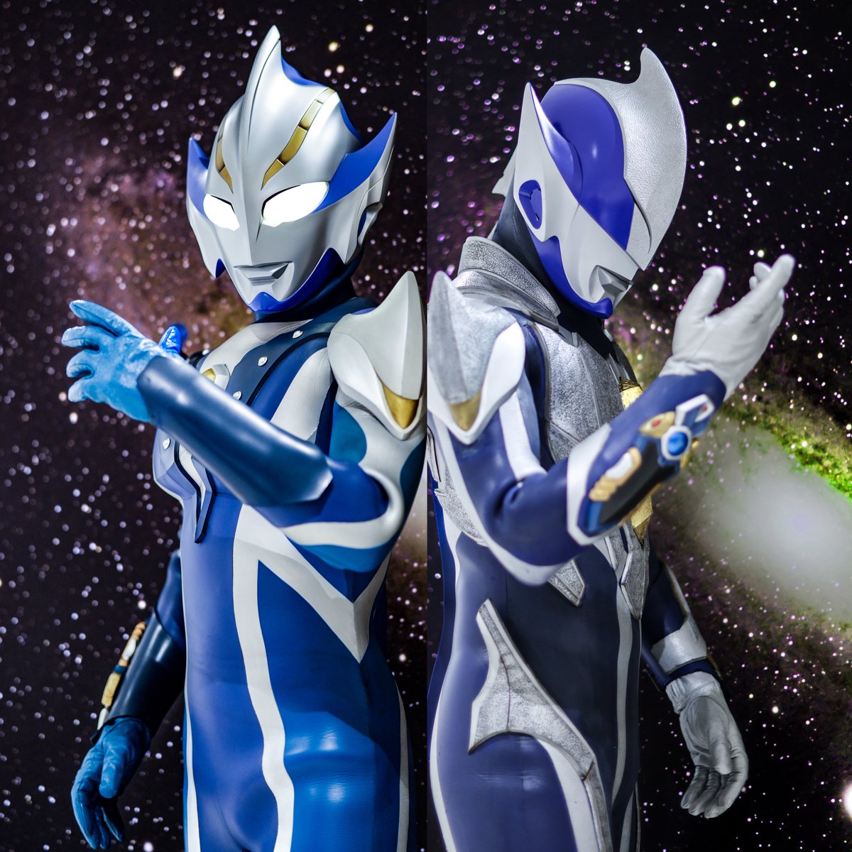 群青の光と影
#ウルトラマンヒカリ
#ハンターナイトツルギ
#平成climax展
#平成クライマックス展