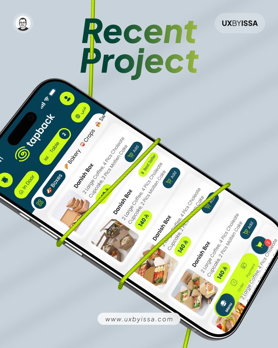 uxbyissa's tweet image. Logic-First: 
Designing TapBack from Scratch 🇸🇦
How do we transform a complex hospitality service into a seamless digital journey? For TapBack, a #Saudi-based #project, the goal was to build a product where every pixel serves a purpose.

Full Project 👇
instagram.com/p/DXoxemJCGDl/…