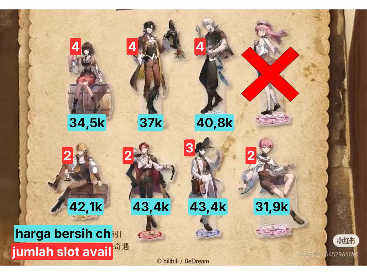 ada yang masih mau standee link click pirate ini? ada sharing di sellchin, harga tertera di foto ya. pls note krn ambil sharing di sellchin ga bisa cancel-cancel yaa, mohon dipikir baik-baik dahulu

#warunglinkclick #warunglc #warungdonghua