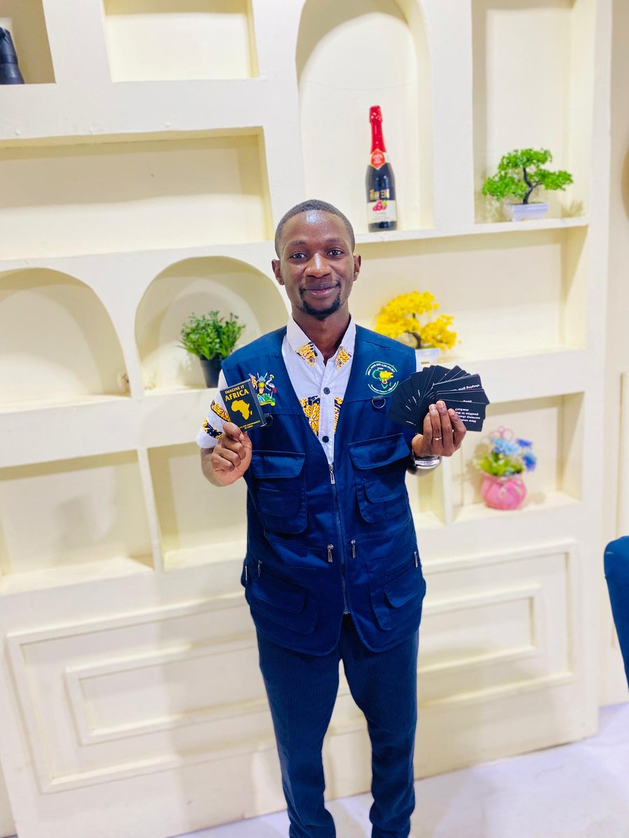 GUMALUMUMBA8214's tweet photo. " Spectacular news that IMAGINE IT AFRICA as reached in UGANDA the Pearl of Africa and I will be working as one of it's Ambassadors. A pack of 40 cards that are equipped with sparkling questions about the progress of the Motherland AFRIKA, let's all kindly join the movement " https://t.co/tAbe04gfgV