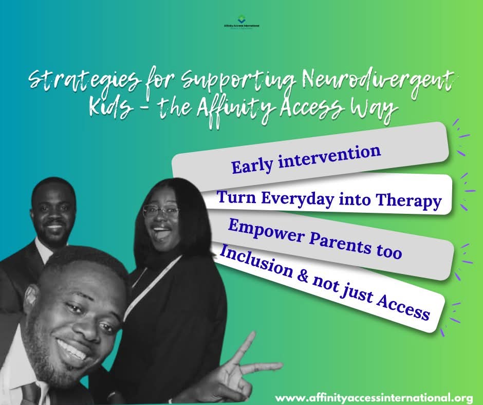 AffinityAccess's tweet image. ⛹️We believe #therapy can be everyday experiences such as stories, #skilltraining, interesting or fun activities
🫂We educate and #empower parents as they have to be strong to help support their children
🫵And #inclusion? It’s more than showing up. It’s knowing you belong.