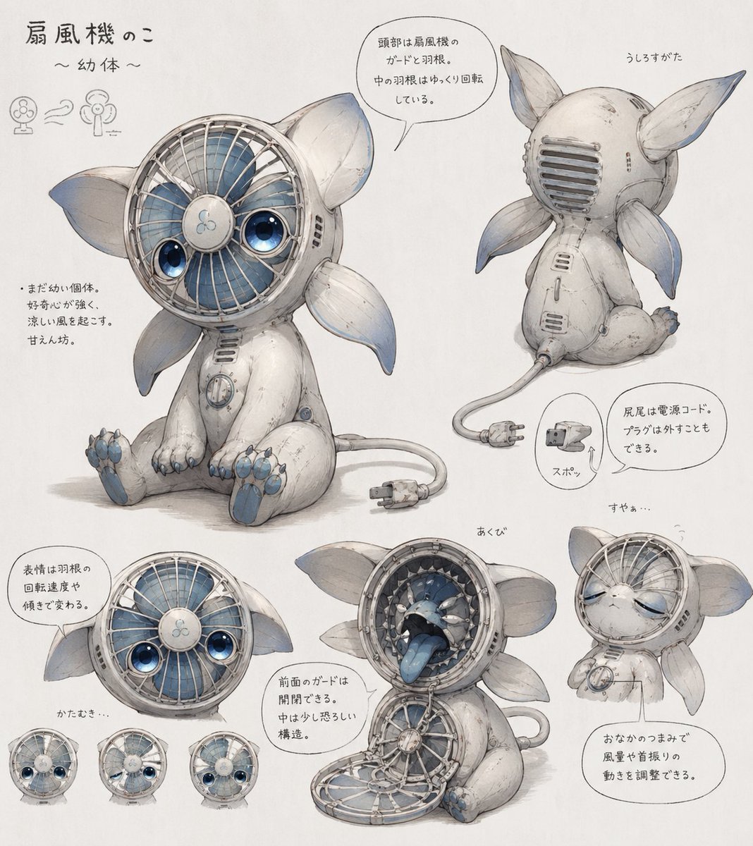 Fan Creature Concept Sheet