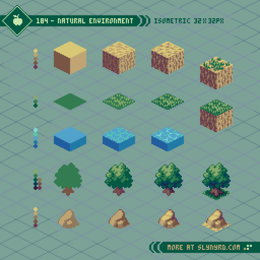 rayslynyrd's tweet image. Blocky nature

#pixelart #tutorial