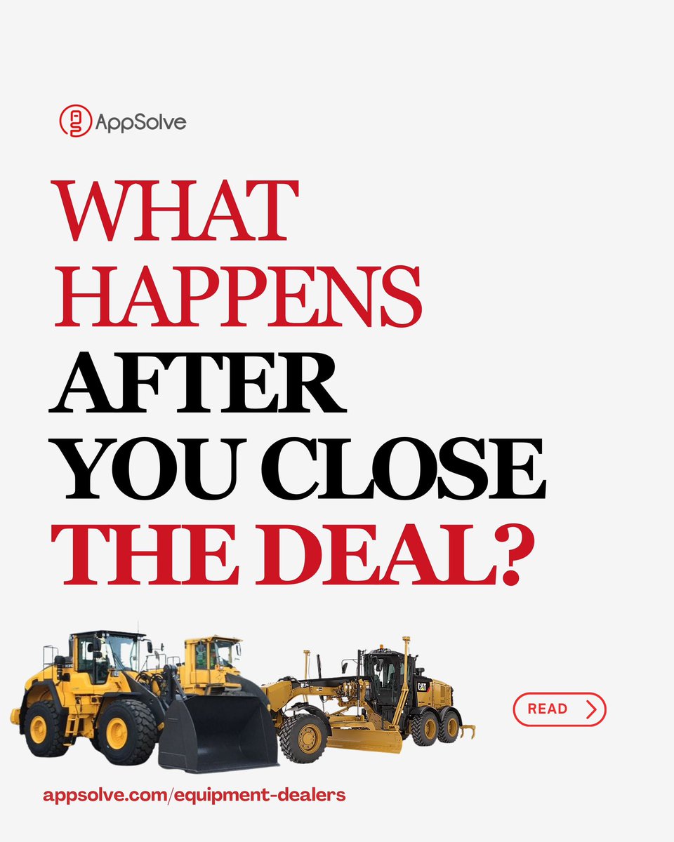 App Solve | Equipment Dealer CRM & Lead Routing tweet media