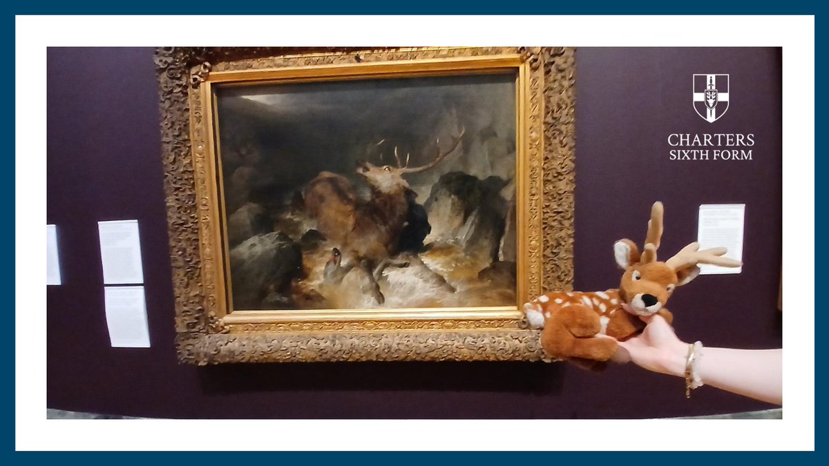 ChartersSchool's tweet image. Our @Charters6Form #EnglishLiterature trip to @Tate Britain brought learning to life, linking the poetry of Christina Rossetti with art while inspiring curiosity. Even Waddleton joined in the fun! 
Proud of our #Outstanding Sixth Form and all it offers
🎨📚
#ChooseCharters #Trips