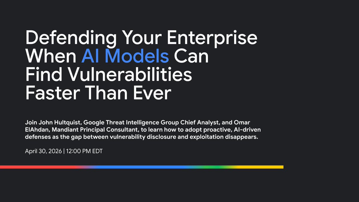 Mandiant (part of Google Cloud) tweet media