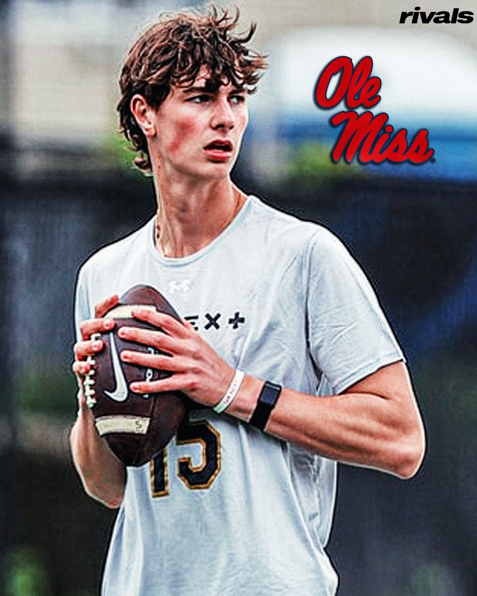4-star QB Keegan Croucher is locked in with Ole Miss, <a href="/SWiltfong_/">Steve Wiltfong</a> reports🦈

“I am locked in with Ole Miss. I’m excited to keep recruiting and building this class.”

Read: on3.com/rivals/news/pr…