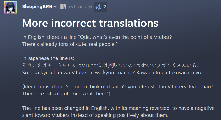 god i wanna play more yunyun psychosis cus its a fun game but every time i see stuff like this i get disheartened. and im not downloading the MTL '''fanpatch''' cus thats not gonna be good either