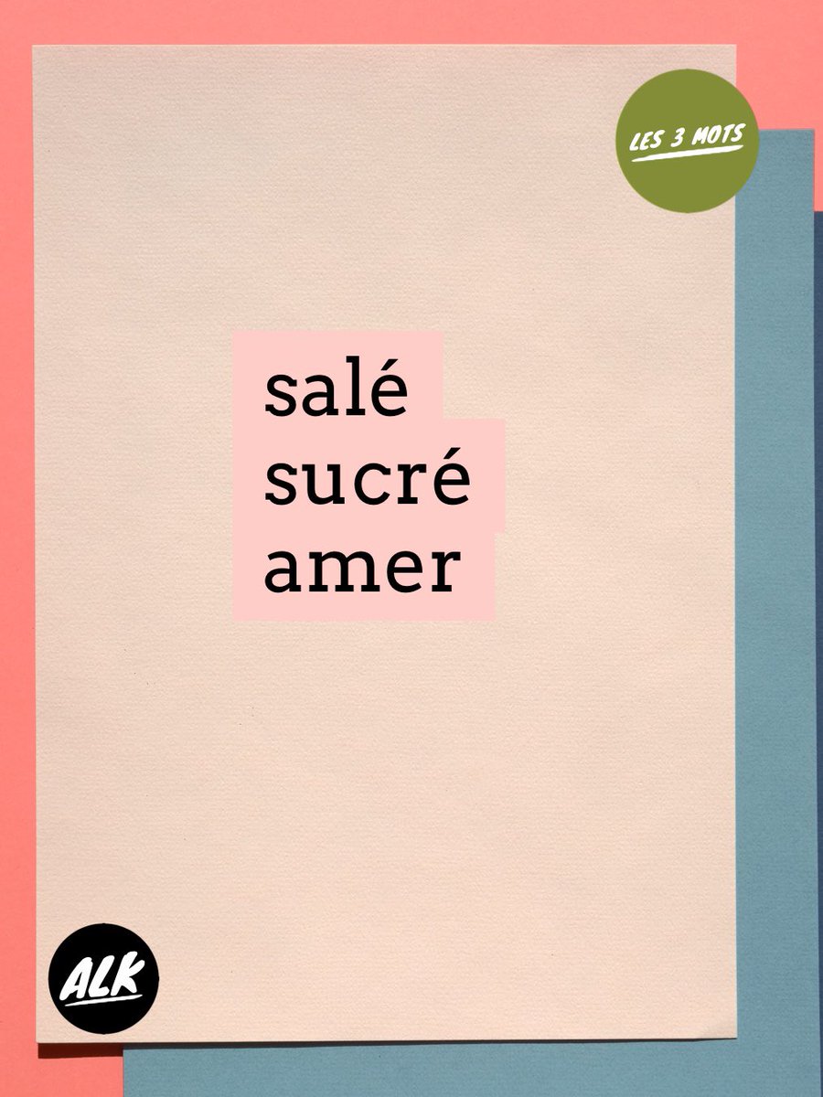 alk_info's tweet image. Les 3 mots 

Voici trois mots à utiliser pour construire une phrase. Vous avez carte blanche.

Here are three words you have to use to build a sentence. You have carte blanche.

#learnFrenchwithArnaud #create #practice