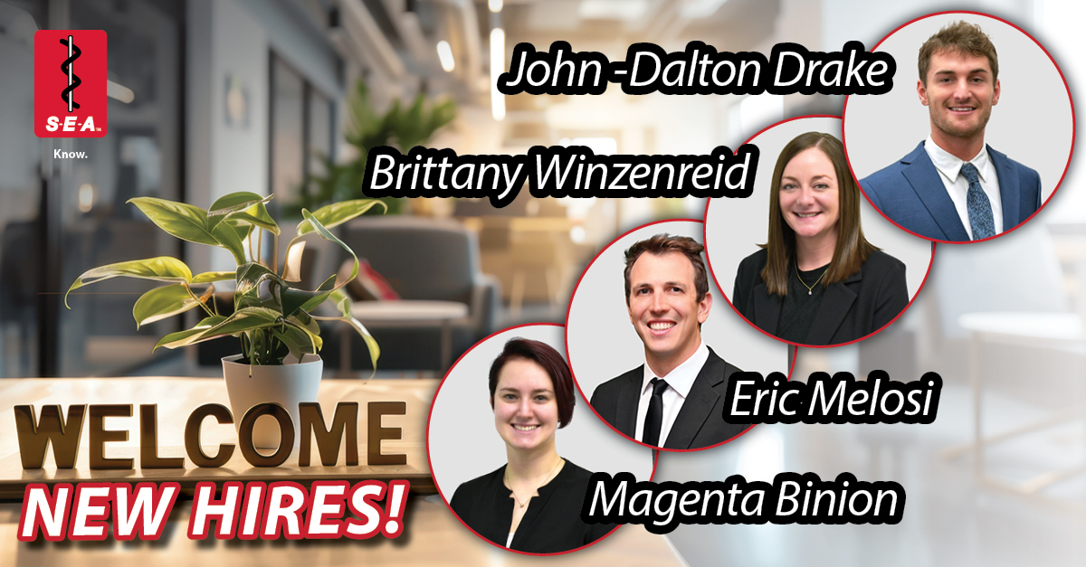 SEA_Engineering's tweet image. Join us as we welcome a group of new hires to the S-E-A team! 

Want to join them? Click the link below to view our complete list of open positions around the country. 
👉 lnkd.in/eBs5bmat

#Hiring #JoinOurTeam #Careers #ForensicEngineering