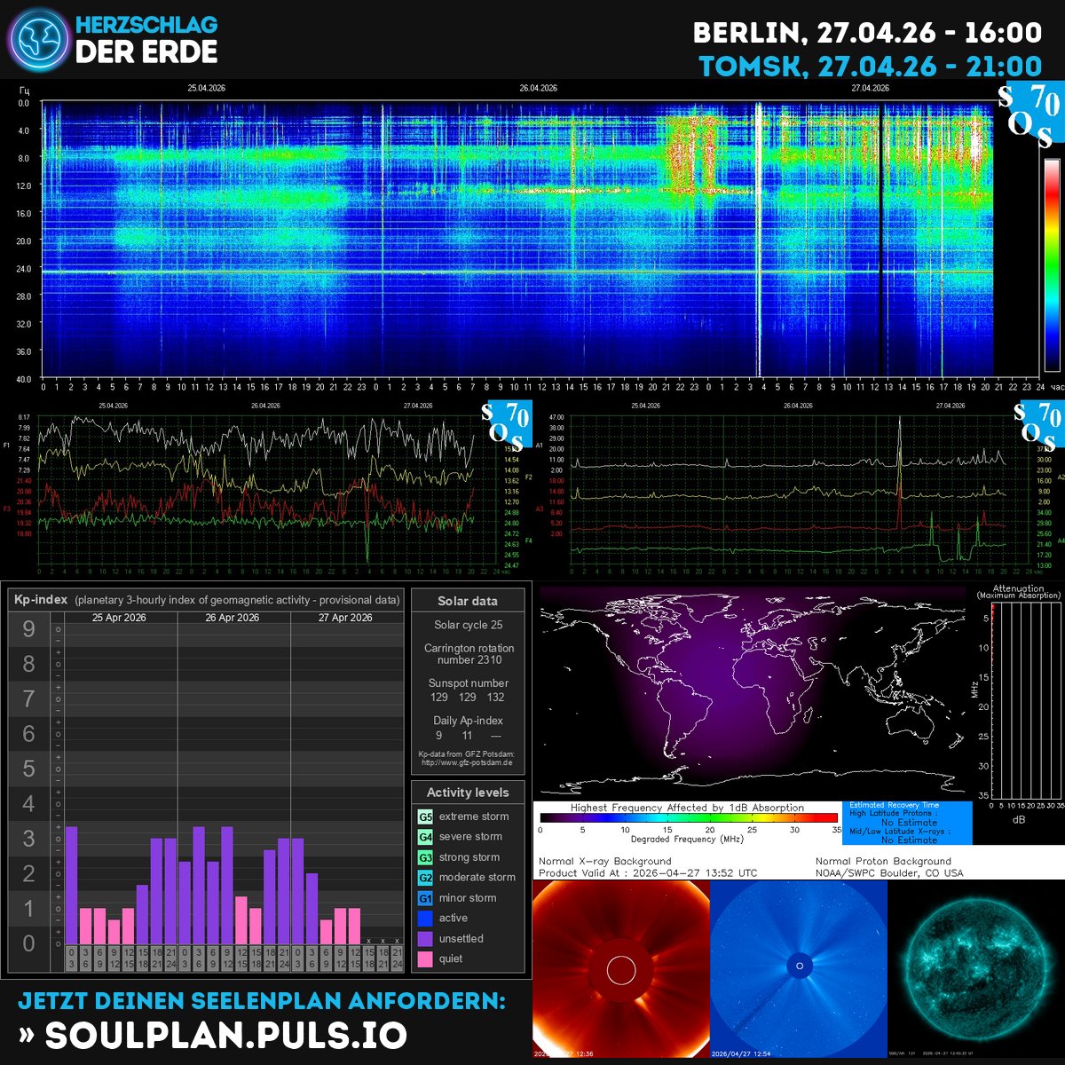 SchumannBotDE's tweet image. 🌍✨ Cosmic waves are rising today! Feel the Earth's heartbeat amplify your spiritual awakening. The universe is calling—are you listening? 🔮⚡ #Schumann #CosmicEnergy #Awakening kompass.herzschlag-der-erde.de