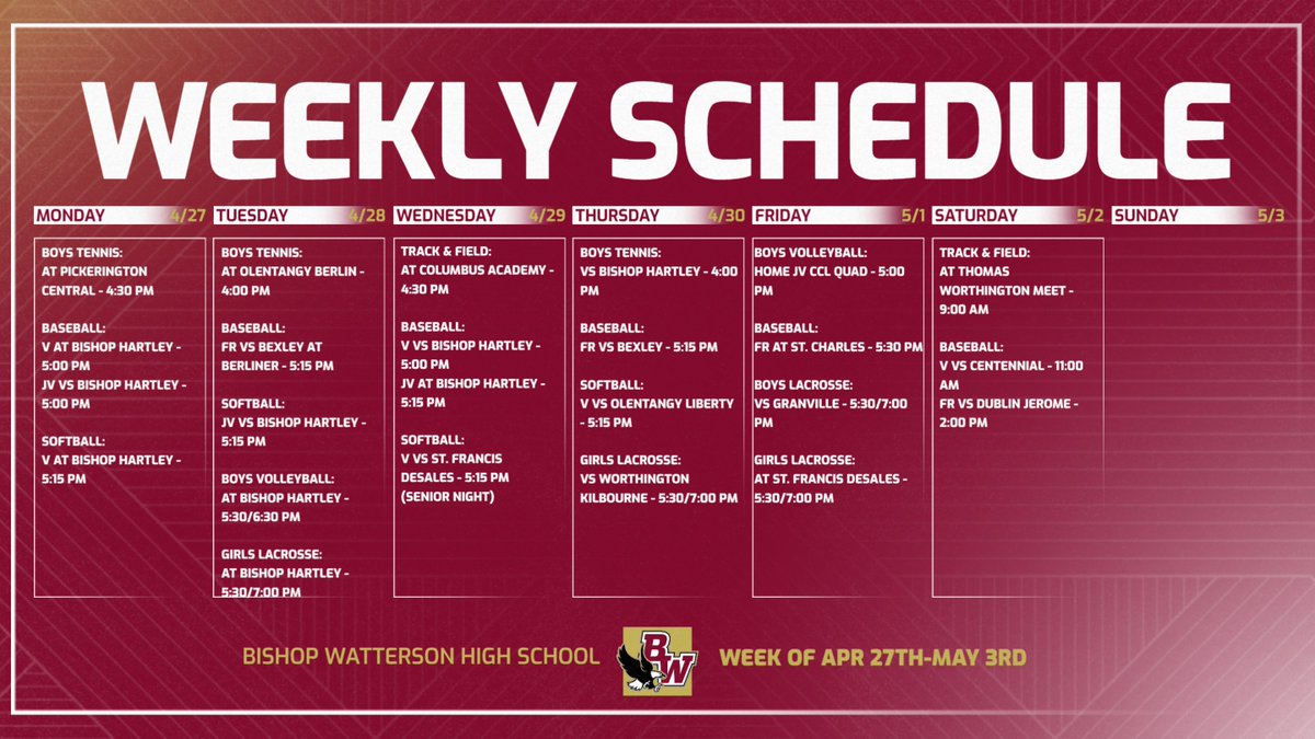 Watterson Athletics tweet media