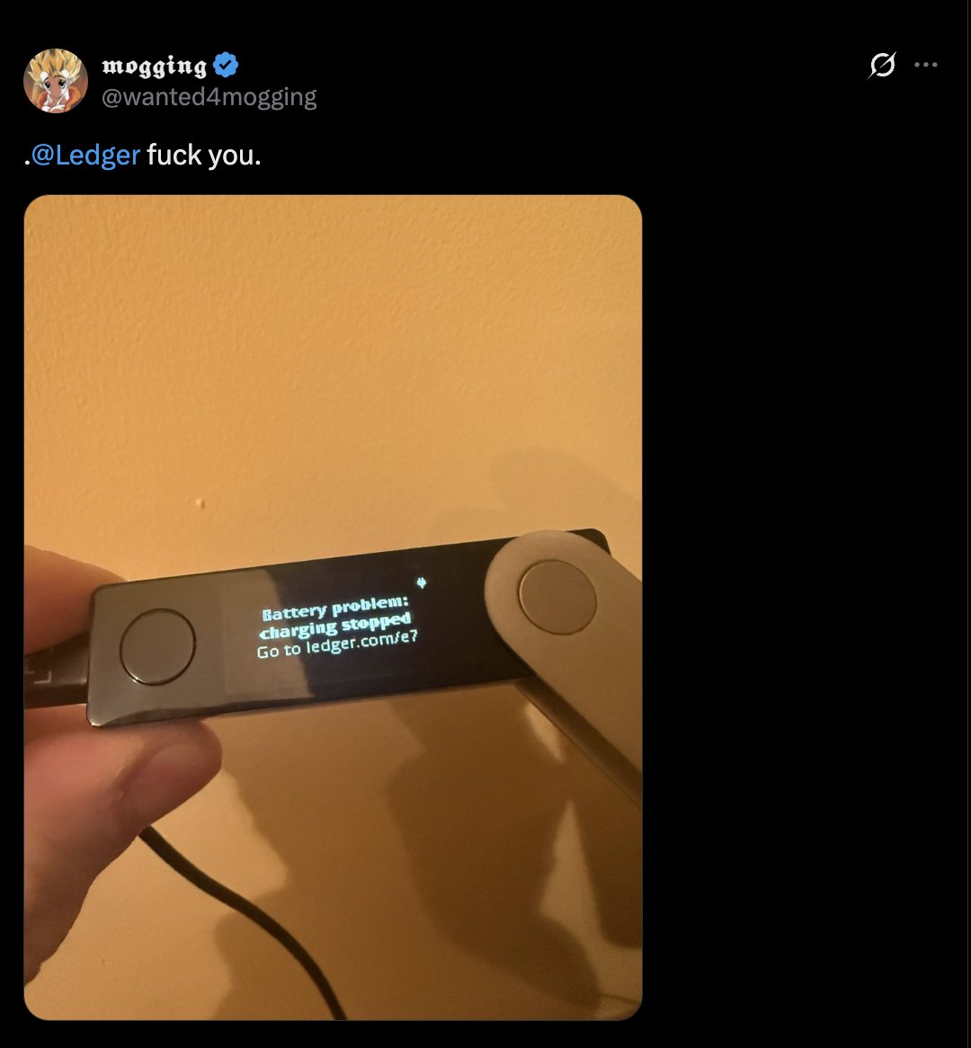 1/ Your hardware wallet won't turn on. Screen's dead. Panic sets in.

Every Li-ion powered device faces this: phones, laptops, hardware wallets like Keystone included.

But here's the thing: it's preventable.

Let's break down what's happening and how to avoid it entirely 🧵