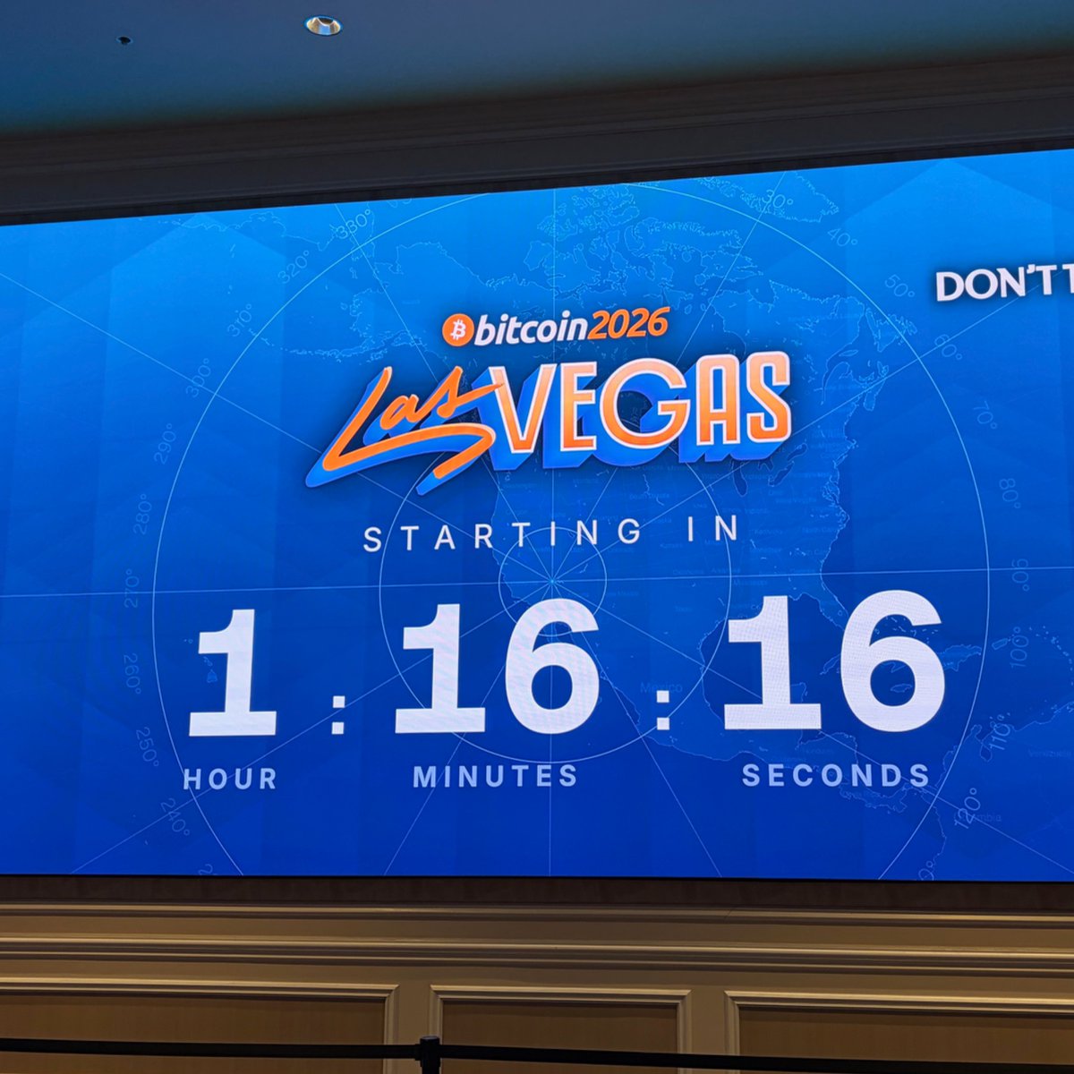 Treasury_BTC's tweet photo. We are in Las Vegas. @TheBitcoinConf Vegas is almost officially underway and we are proud to be sponsoring the @BitcoinForCorps dinner tonight. 

Three days of conversations that matter and @khingoei   on two Enterprise Stage panels. 

Panel 1 is this morning. Panel 2 Wednesday. 

#BitcoinVegas #Bitcoin2026