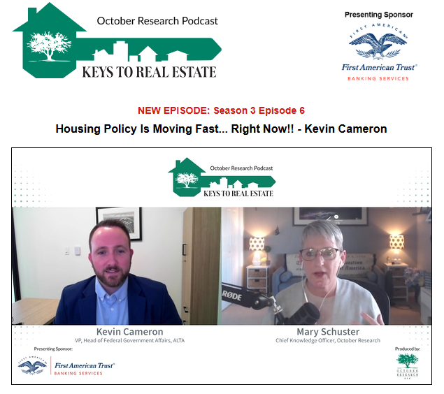 ALTAonline's tweet image. 📢 #Housing policy and the #realestate industry are being shaped in real time. 
👀 Watch ALTA's Kevin Cameron + @ORKnowledge discuss how to help Congress move the needle toward policies that could increase housing supply &amp;amp; make credit more affordable.
👉 ow.ly/CHNI50YOLnV