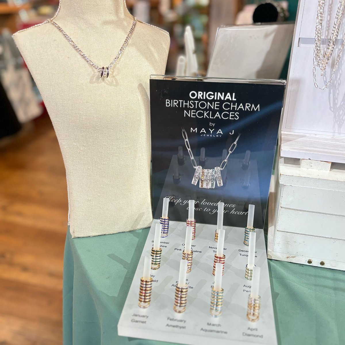 PotterPecan's tweet photo. ✨We have restocked our birthstone charms and are ready to shine! 💎  
Add a personal touch to any necklace — and yes, we have the perfect chains for you to pair them with.

These make the sweetest Mother’s Day gifts — thoughtful, personal, and made just for her 🌸 https://t.co/71HdvsuFdh