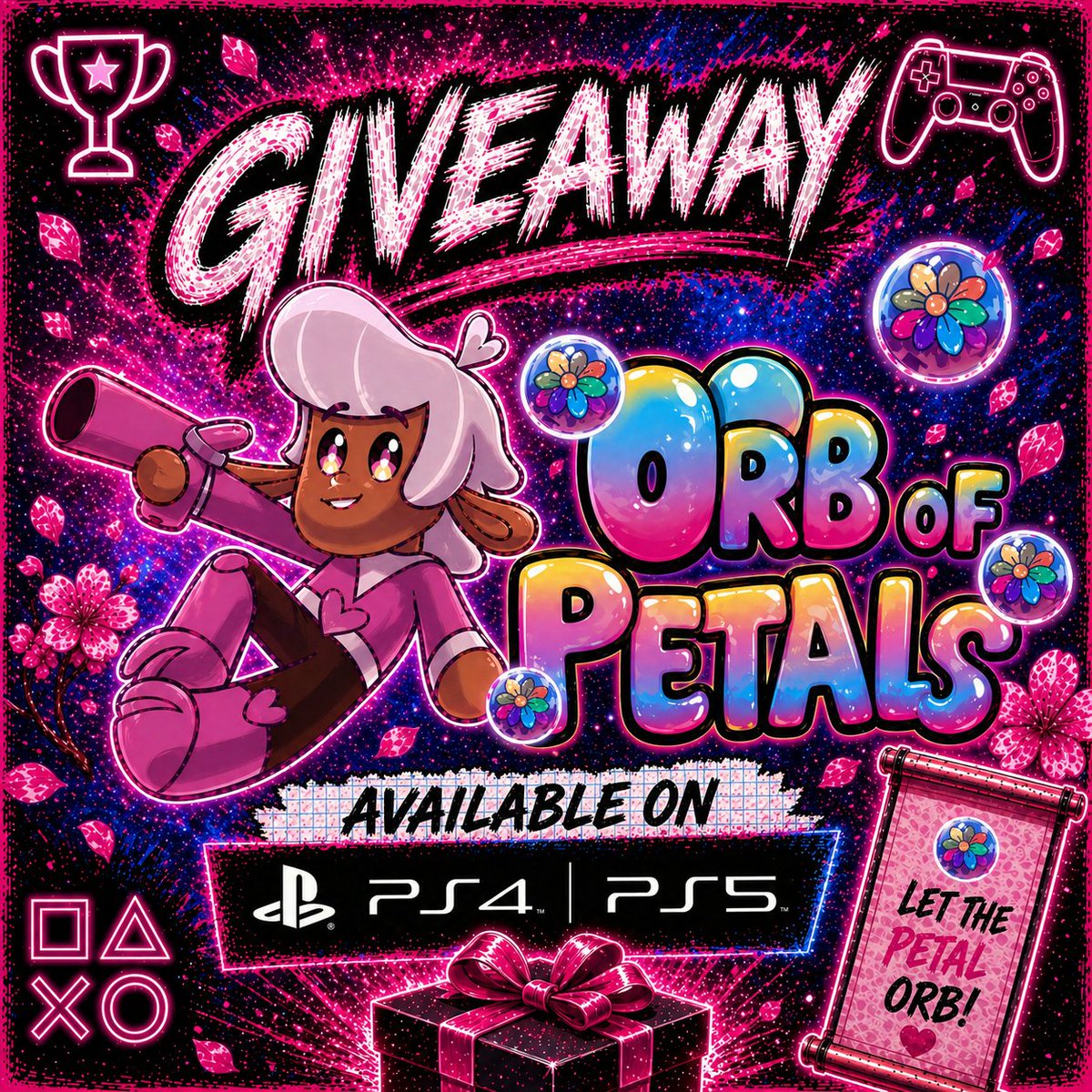 SilentGhost86's tweet image. 📢 #Giveaway #PS4 #PS5

➡️ ORB OF PETALS 🎮 

I have 5 PS4/PS5 Crossbuy Keys🔑
EU 🇪🇺 NA 🇺🇲 JP 🇯🇵 AS 🇨🇳

To win: 🔽

Repost🔄 - Like 💙 - Tag a friend👋
Follow: ⬇️
👤 @SilentGhost86 👻
👤 @xeneder_team 
➡️ Comment Region 🌏
➡️ Comment &amp;amp; Like YouTube Video 🎞 ( This is optional,