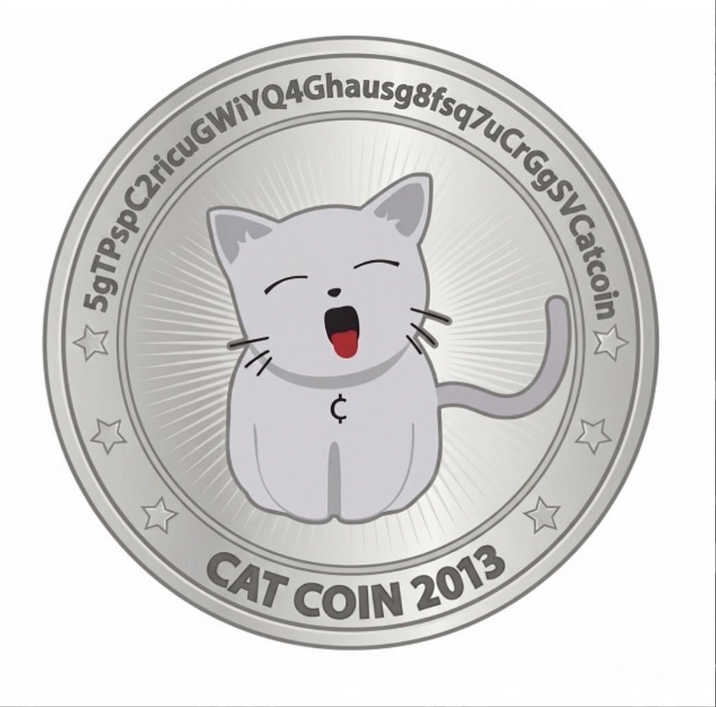 Kaitsuh44's tweet photo. @lourdesanchezok Catcoin from the og catcoin dev from 2013👀🐱 https://t.co/1ItVggY1V5