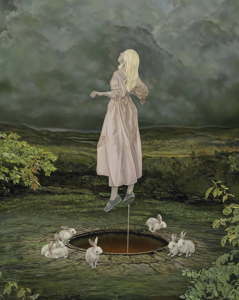 FileasFong's tweet image. “How many more times will you watch the full moon rise? Perhaps twenty. And yet it all seems limitless…”
-Paul Bowles
 
Jolene Lai(1980-),Singaporean Contemporary painter
Moonrise
 
#ArteYArt #contemporaryart #art #rate #Kunst #artwork #artlovers