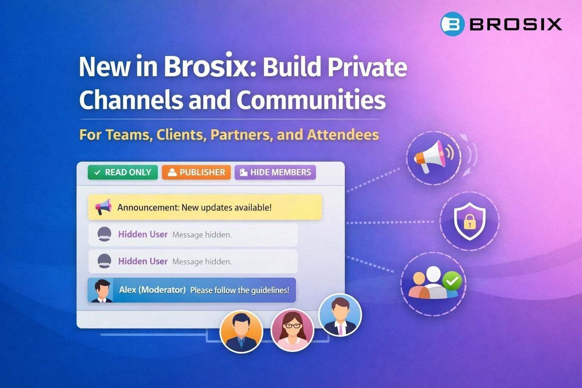 Brosix tweet media