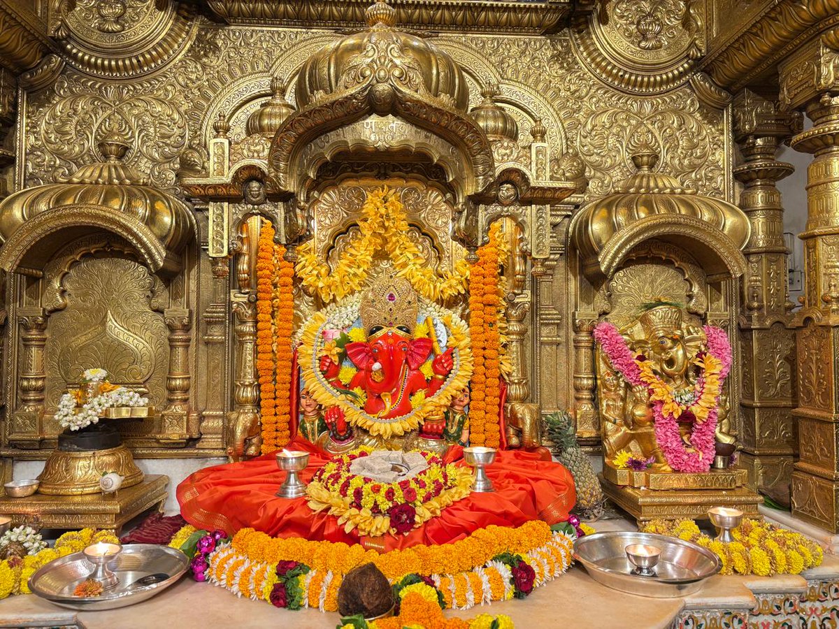 Shree Siddhivinayak Ganapati Temple Trust tweet media