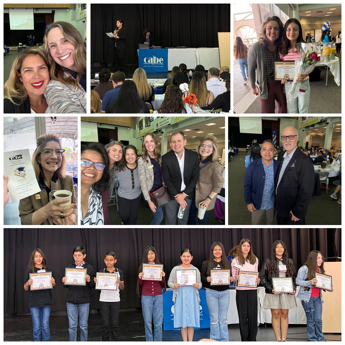 Leighangela_X's tweet photo. This weekend I proudly attended a #CABE scholarship awards breakfast for ten standout students exceling in multilingualism. What a great turnout from our administrators, teachers, and parents. #NSDnow https://t.co/HGCNh9ojTn