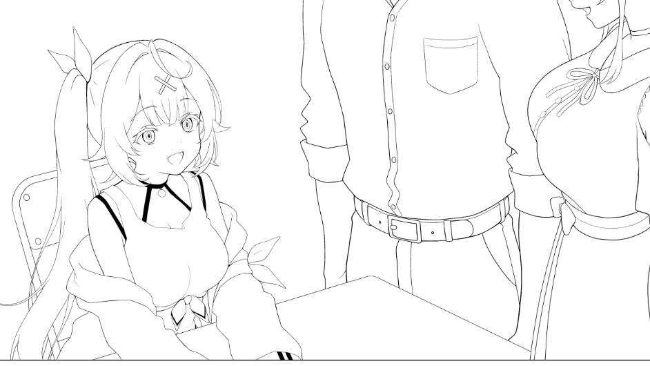 Kishiru177's tweet photo. 月末にhskwのペラ漫画上げます https://t.co/02GEr3wutj