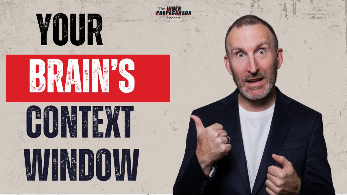 owenfitzp's tweet image. At 14, one question in a goodbye note saved my life: "Is this how much you love them?" 

That taught me your #brain doesn't show you reality, it sells you a #story. 

Once you know that, you can change everything. 

Inner Propaganda is live: rfr.bz/t462ba4