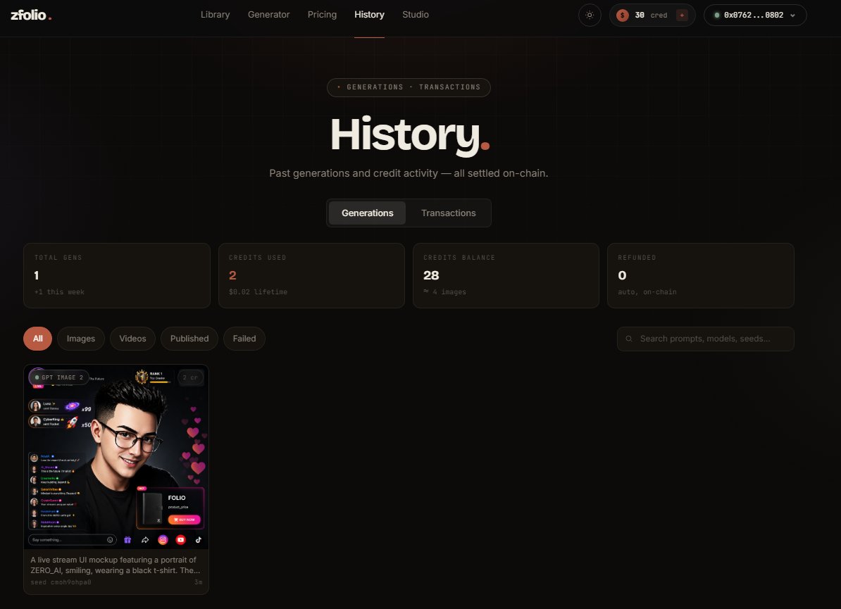 the ui is clean as hell. generation works, it's fast, and $0.02 for GPT Image 2 is insane. still have 28 credits left from the free signup.

this is my go-to now.

$FOLIO
0xFd3d5Eea92c392003AF54eF05BB4487074050669