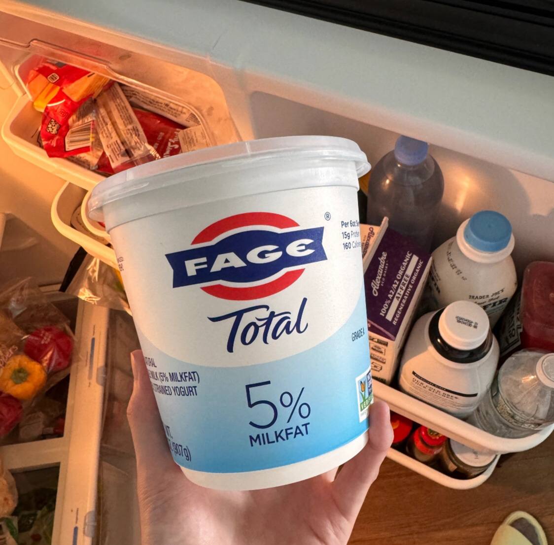davis_kell57681's tweet image. This is FAGE yogurt! I tried FAGE's Greek yogurt this morning, and it was really good! It's the 5% fat version, very thick yet smooth, and high in protein, making it perfect for a quick breakfast. Add some fruit or nuts for a balanced and delicious meal!

#yogurt #morning