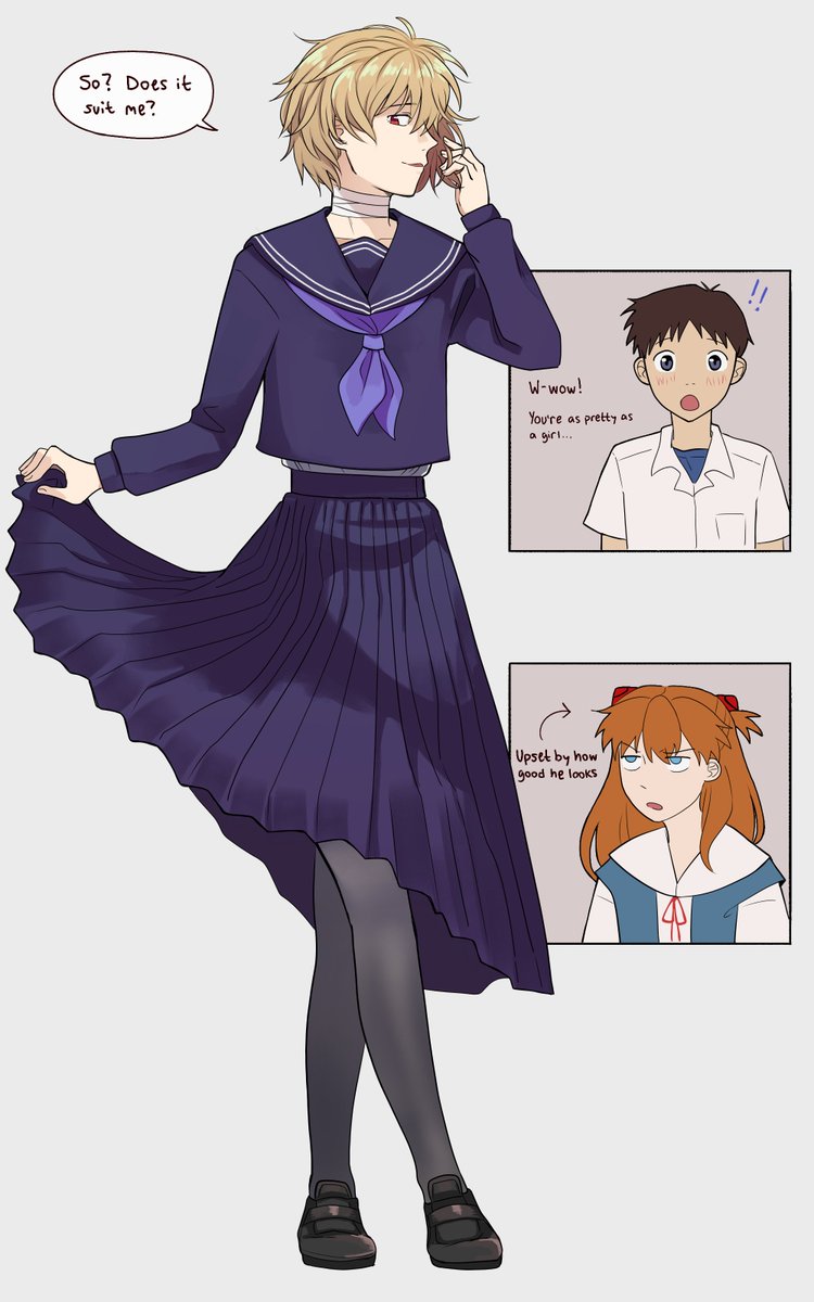 Kawoshin Week Day 1: Drafts | Crossdressing

Asuka put them up to it! 

#kawoshin  #kawoshinweek2026