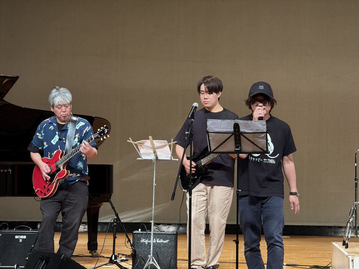 今日もあつい話しに
まさかの出逢いがあり☺️
大ホールまじで成功させる