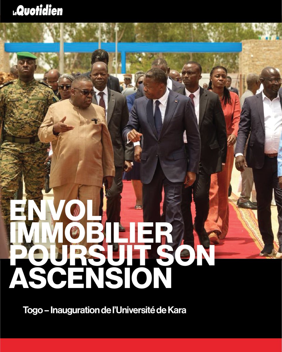 QuotidienSN's tweet image. Trois ans après la pose de la première pierre, le Président du conseil togolais, Faure Essozimna Gnassingbé, a officiellement inauguré, ce 24 avril 2026, les nouvelles infrastructures de l’Université de Kara à Pya. #Togo #Senegal 

lequotidien.sn/togo-inaugurat…